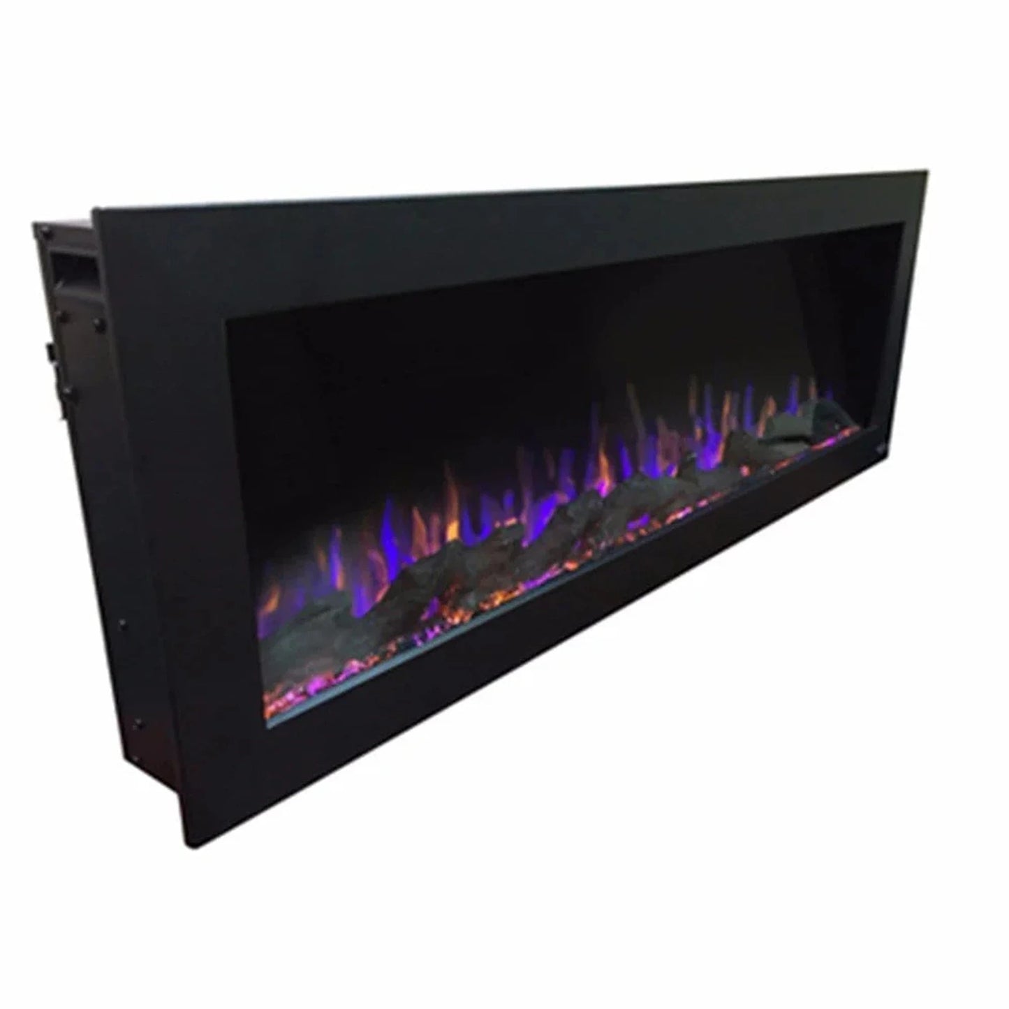 The Sideline Outdoor/Indoor 50" Recessed/Wall Mounted Electric Fireplace (No Heat)