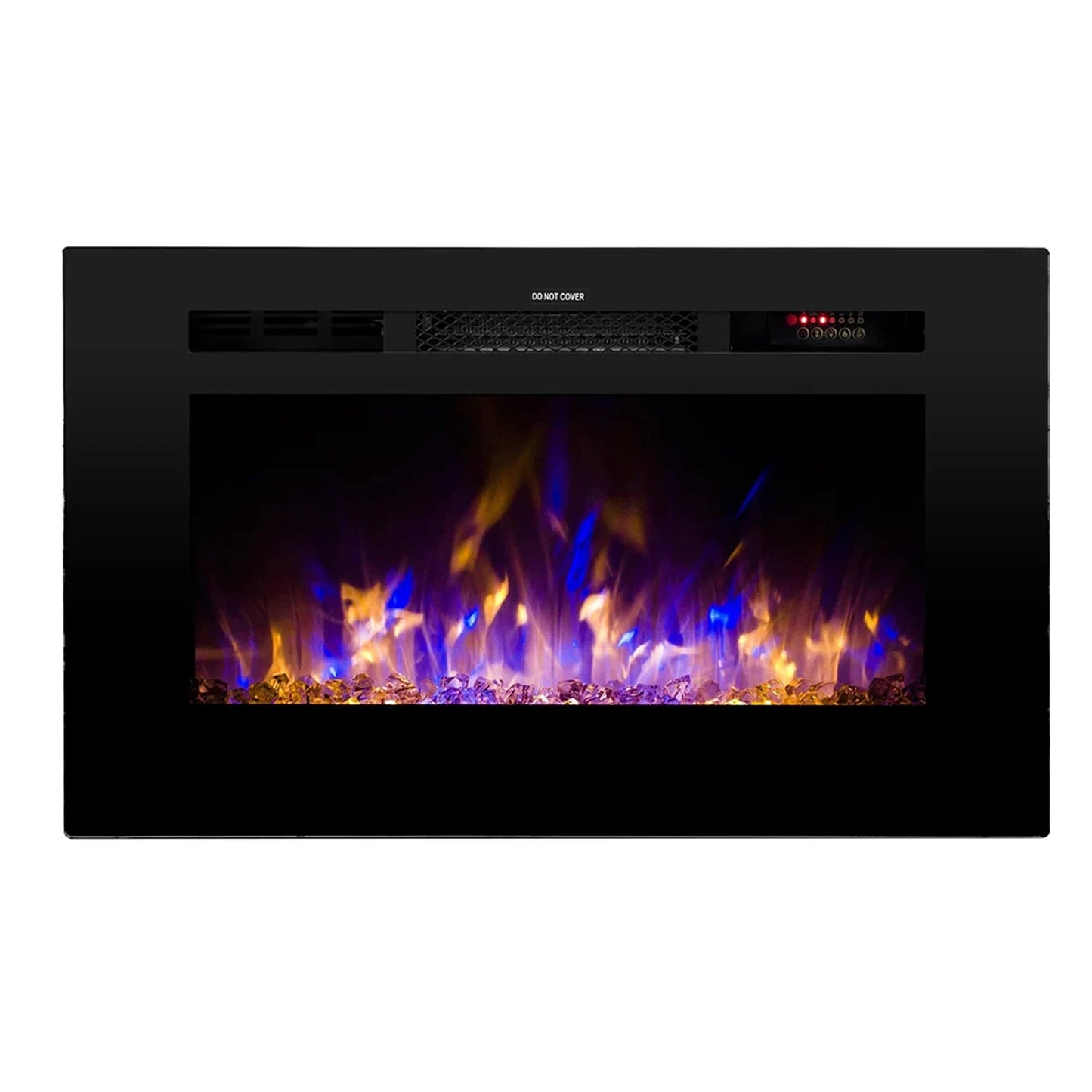 The Sideline 28" Recessed Electric Fireplace