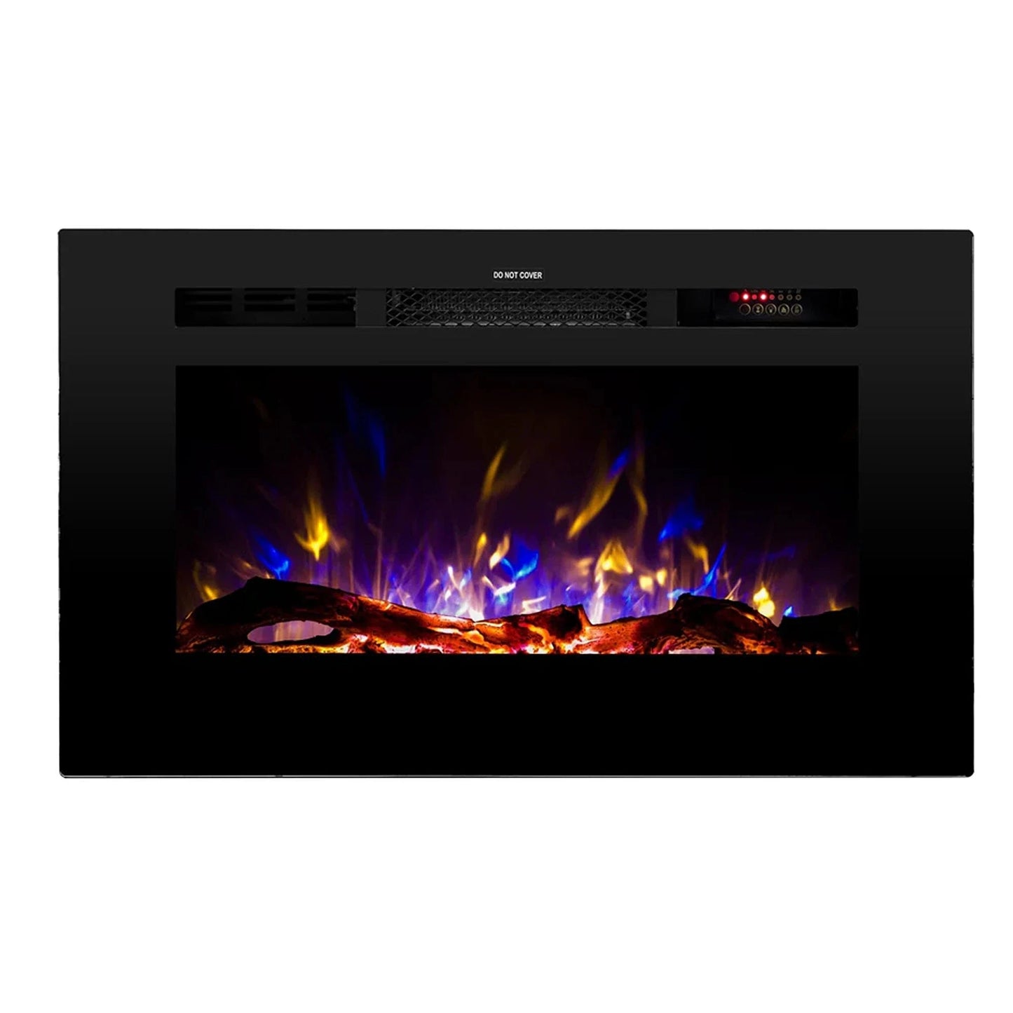 The Sideline 28" Recessed Electric Fireplace
