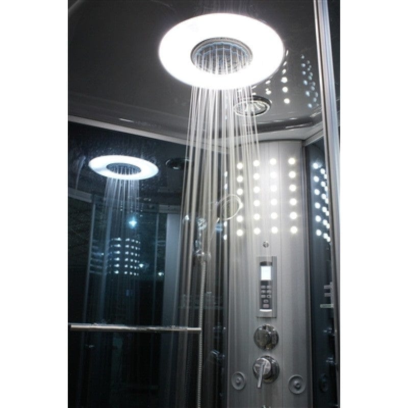 Mesa 9090C 36" Free Standing Corner Walk In Steam Shower