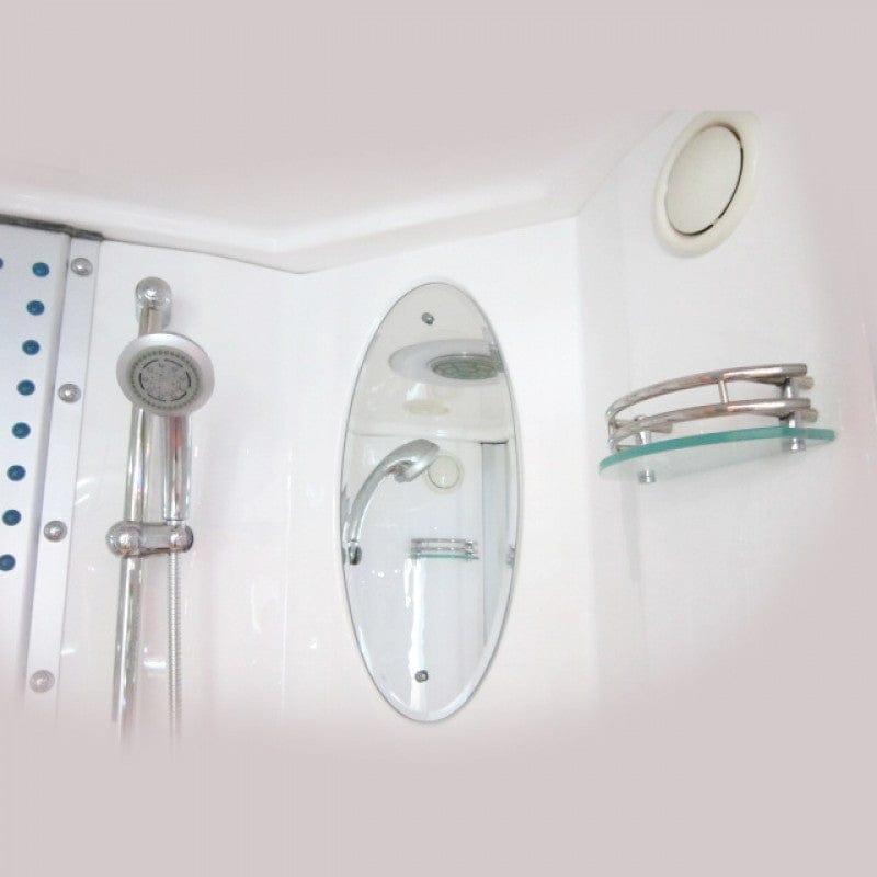 Mesa 803A 54" Rectangular Free Standing Walk In Steam Shower