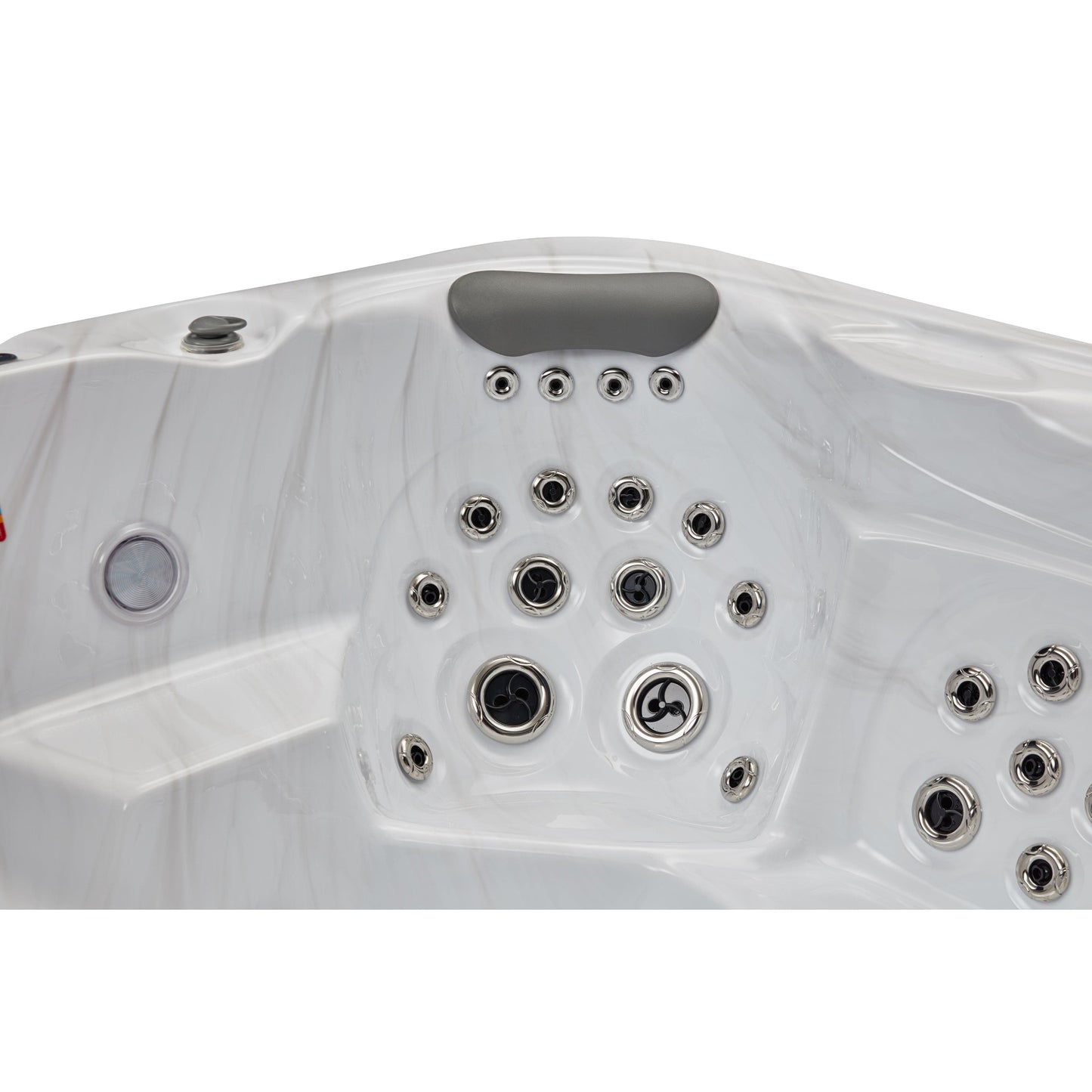 Luxury Spas Danika Elite Series 5-Person Hot Tub (WS-591 CG) - Cloud Gray