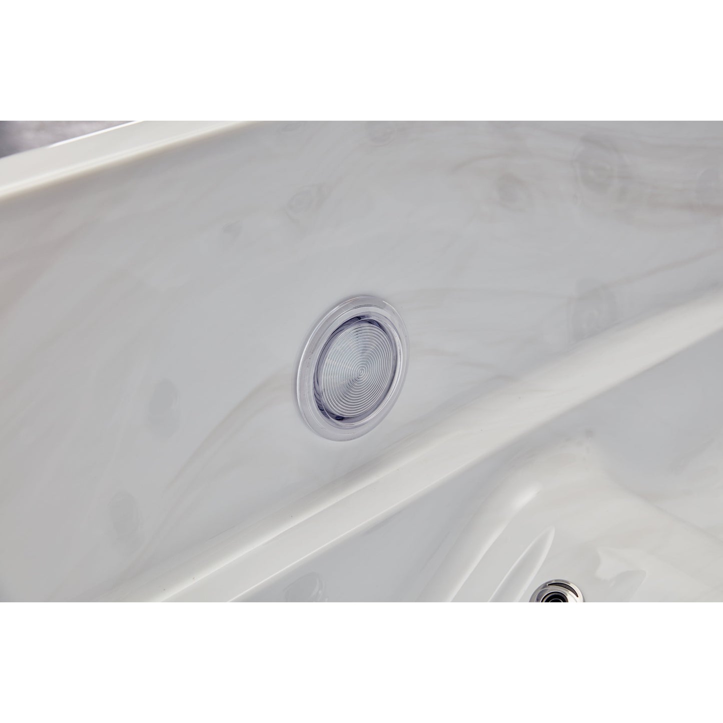 Luxury Spas Riley Studio Series 3-person Hot Tub (WS-291-CG) - Cloud Gray