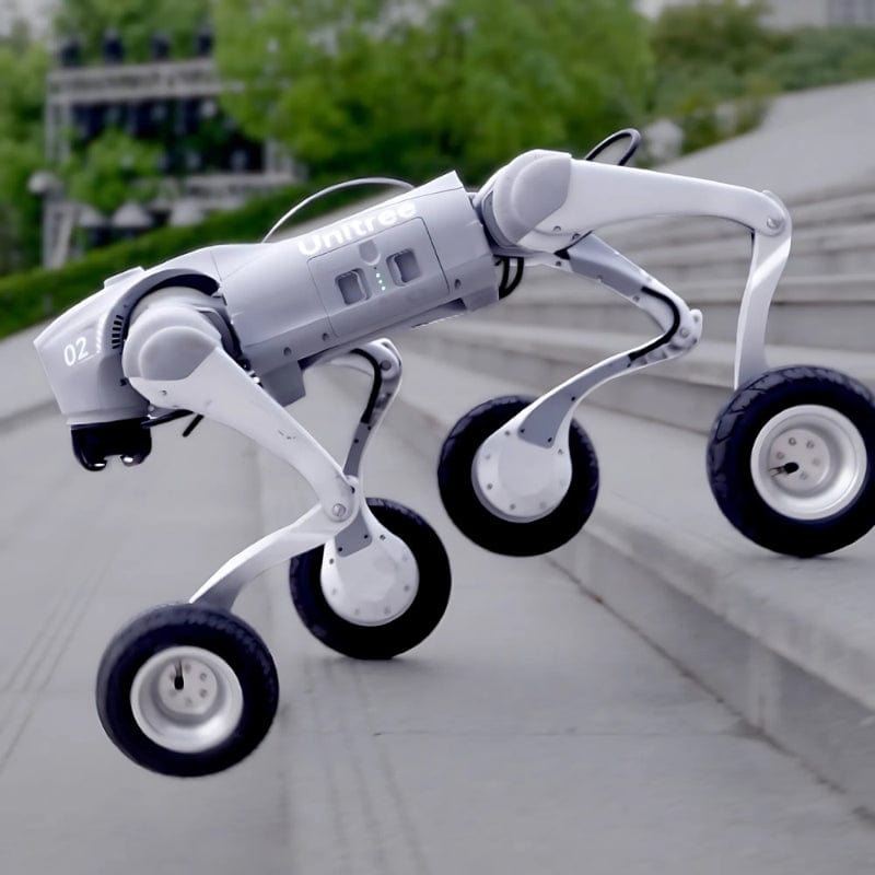 Unitree Go2-W - AI Quadruped Robot Dog with Wheels