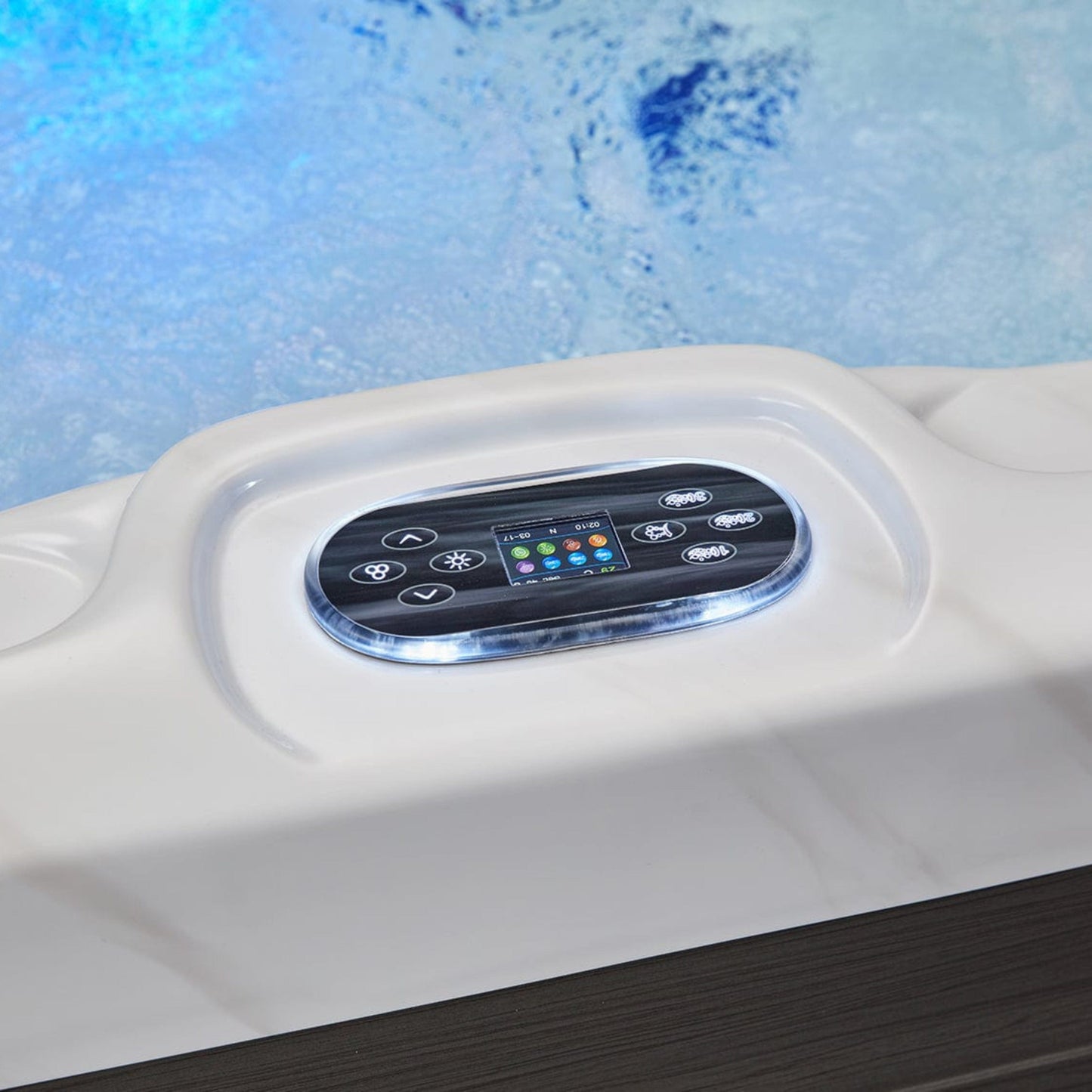 Luxury Spas Victoria 6-person Elite Series Hot Tub (WS-693 CG) - Cloud Gray