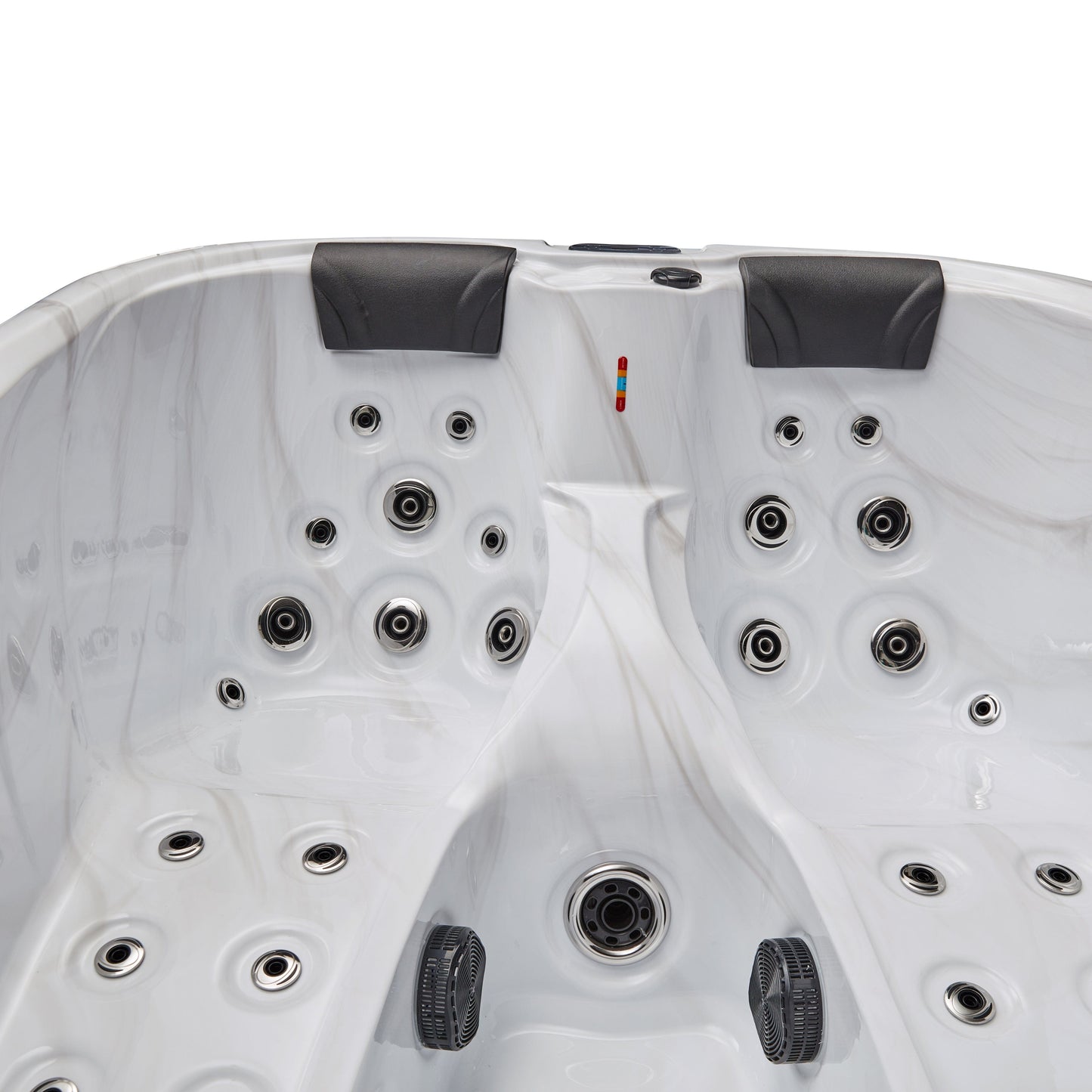 Luxury Spas Largo Studio Series 3-person Hot Tub (WS-696-CG) - Cloud Gray