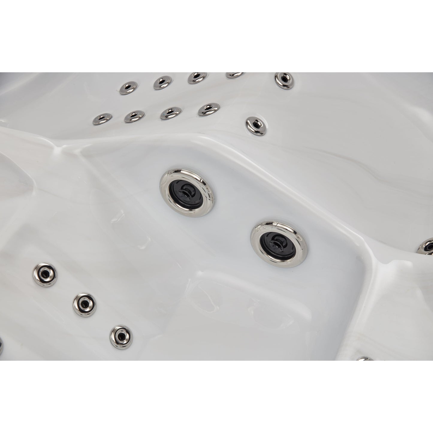 Luxury Spas Casey 3 Person Elite Series Hot Tub (WS-595 CG) - Cloud Gray