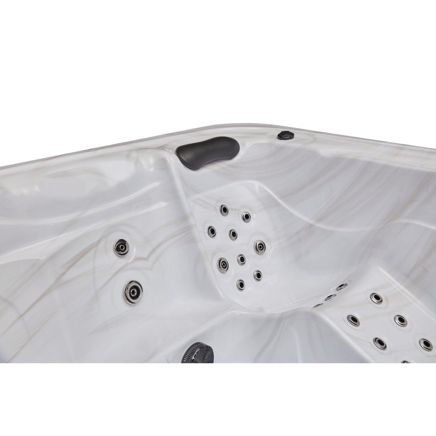 Luxury Spas Estes Studio Series 5-person Hot Tub (WS-594-CG) - Cloud Gray