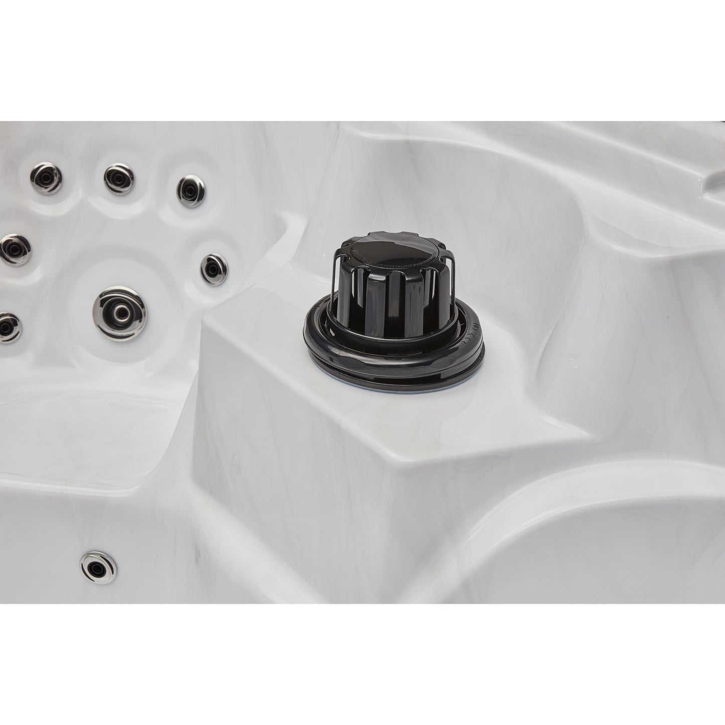Luxury Spas Eclipse Studio Series 6 Person Hot Tub (WS-192-CG) - Pearl Gray