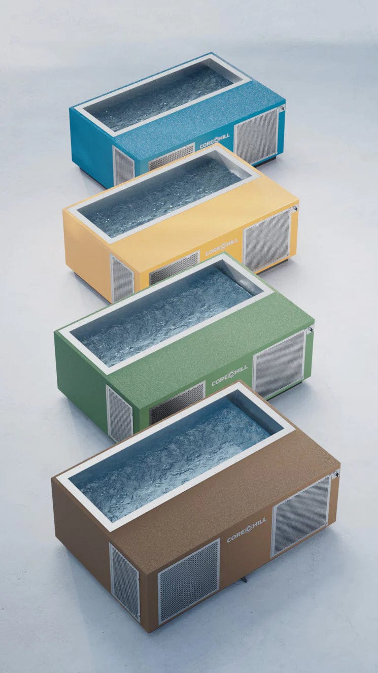 BlueCube CoreChill³ Elite Cold Plunge - Commercial Capable, Indoor and Outdoor Use