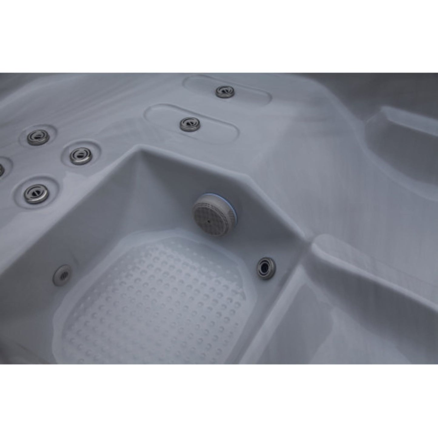 Luxury Spas Solace 3-person Hybrid Plug N Play Hot Tub (CP1500) - Cloud Gray