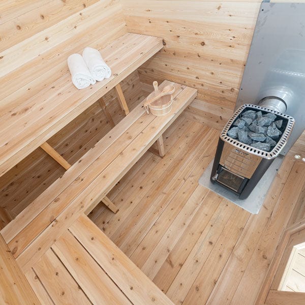 Dundalk CT Georgian Cabin Sauna with Porch - CTC88PW