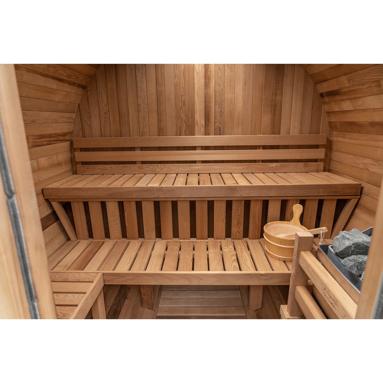 Redwood Outdoors Extra-Wide Barrel - 6 Person Sauna