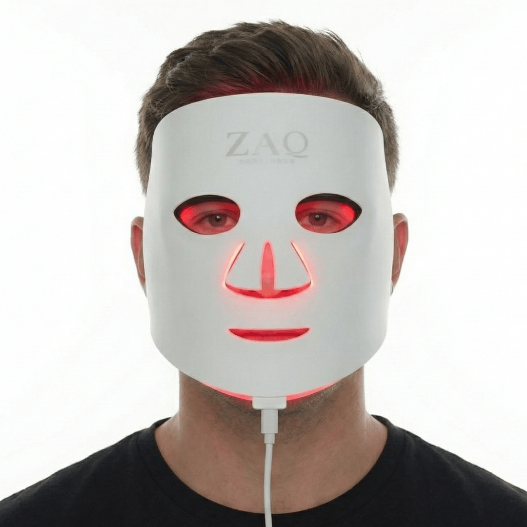 ZAQ Noor 2.0 Pro Light Face Mask: 1072nm Deep Infrared, Red & Blue Light