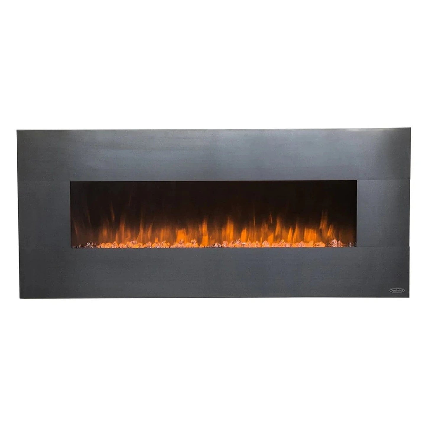 The Onyx Stainless 50" Wall Mounted Electric Fireplace