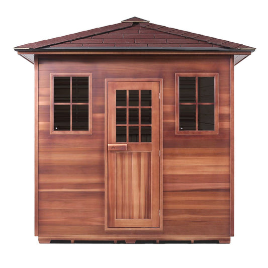 Enlighten Dry Traditional Sauna MoonLight - 8 Peak - 8 Person Outdoor Sauna