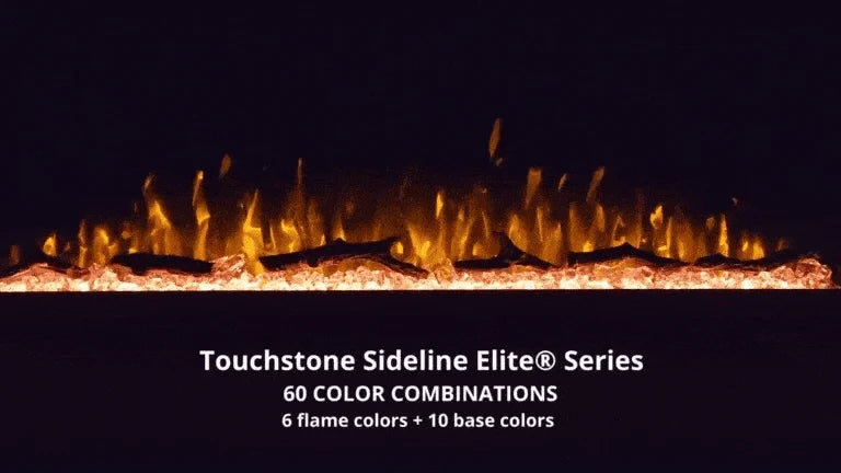 Sideline Elite Smart 42" WiFi-Enabled Recessed Electric Fireplace (Alexa/Google Compatible)