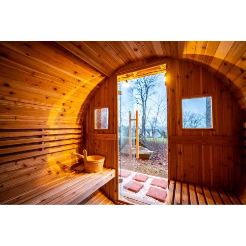 Sunray Aurora 2-4 Person Traditional Barrel Sauna