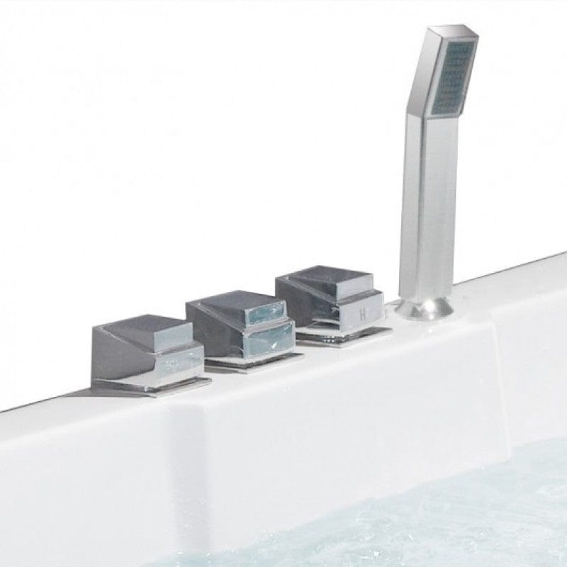 Platinum Eago AM-156JDTSZ 59" Corner Free Standing Combination Bathtub