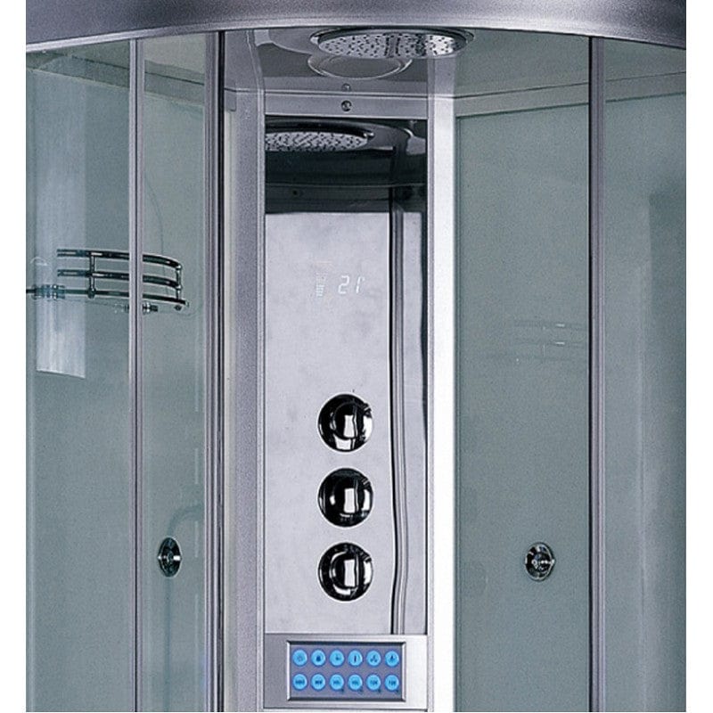 Platinum DZ934F3 35" Corner Free Standing Steam Shower