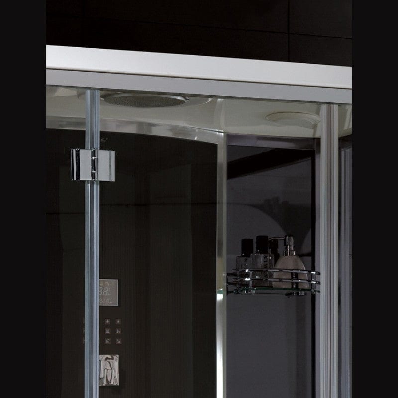Platinum DZ956F8 59" Rectangular Free Standing Steam Shower - Black