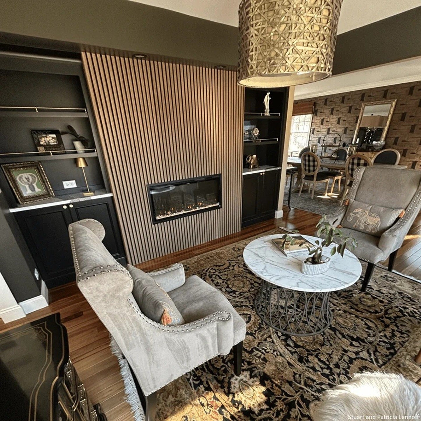 Sideline Elite Smart 42" WiFi-Enabled Recessed Electric Fireplace (Alexa/Google Compatible)