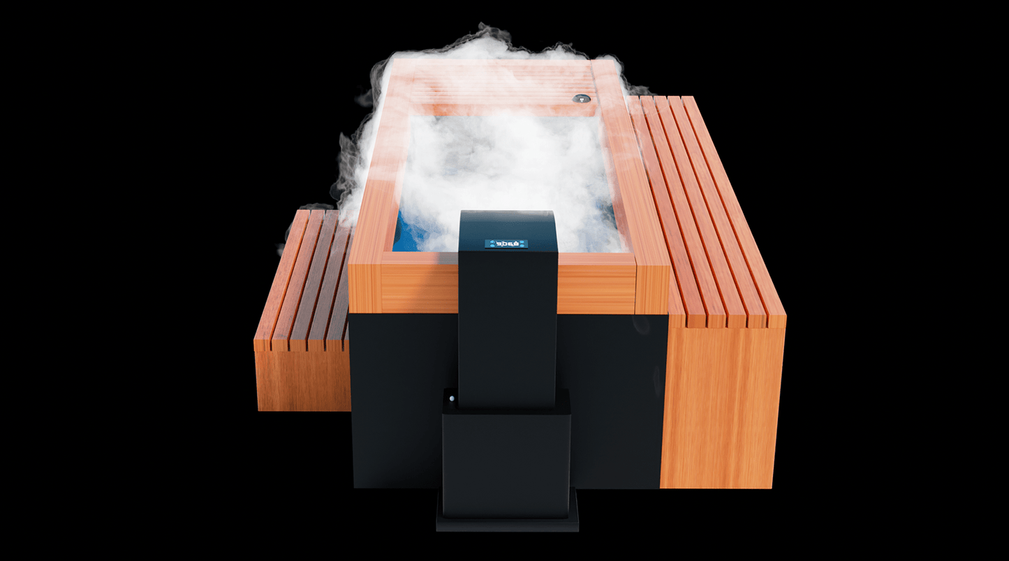 Medical Frozen 9™ Cold Plunge + Accessories Kit + Essential Oil Steam Generator - Commercial Size Up to 6'6, 350 lbs