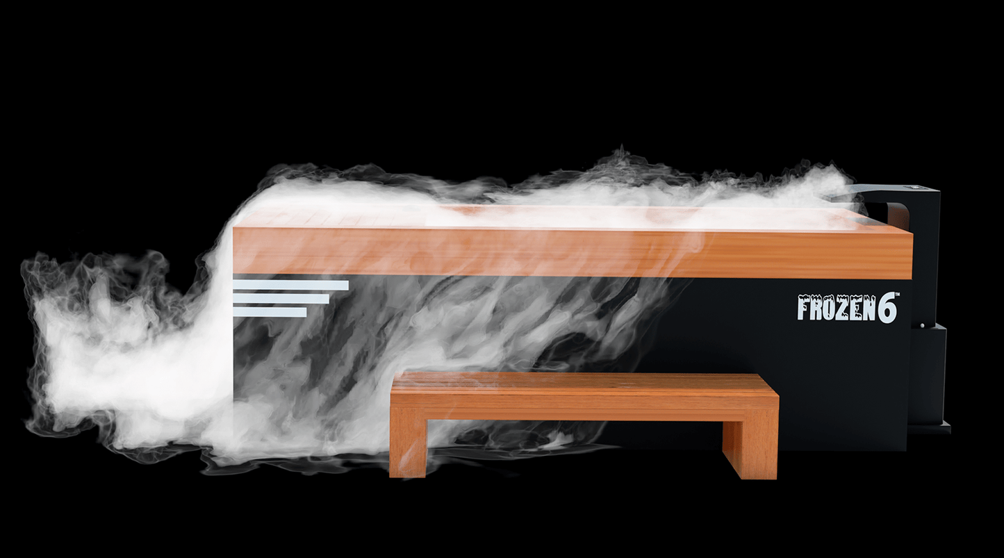 Medical Frozen 6™ Cold Plunge + Accessories Kit + Essential Oil Steam Generator - X-Large Size Up to 6'6, 350 lbs