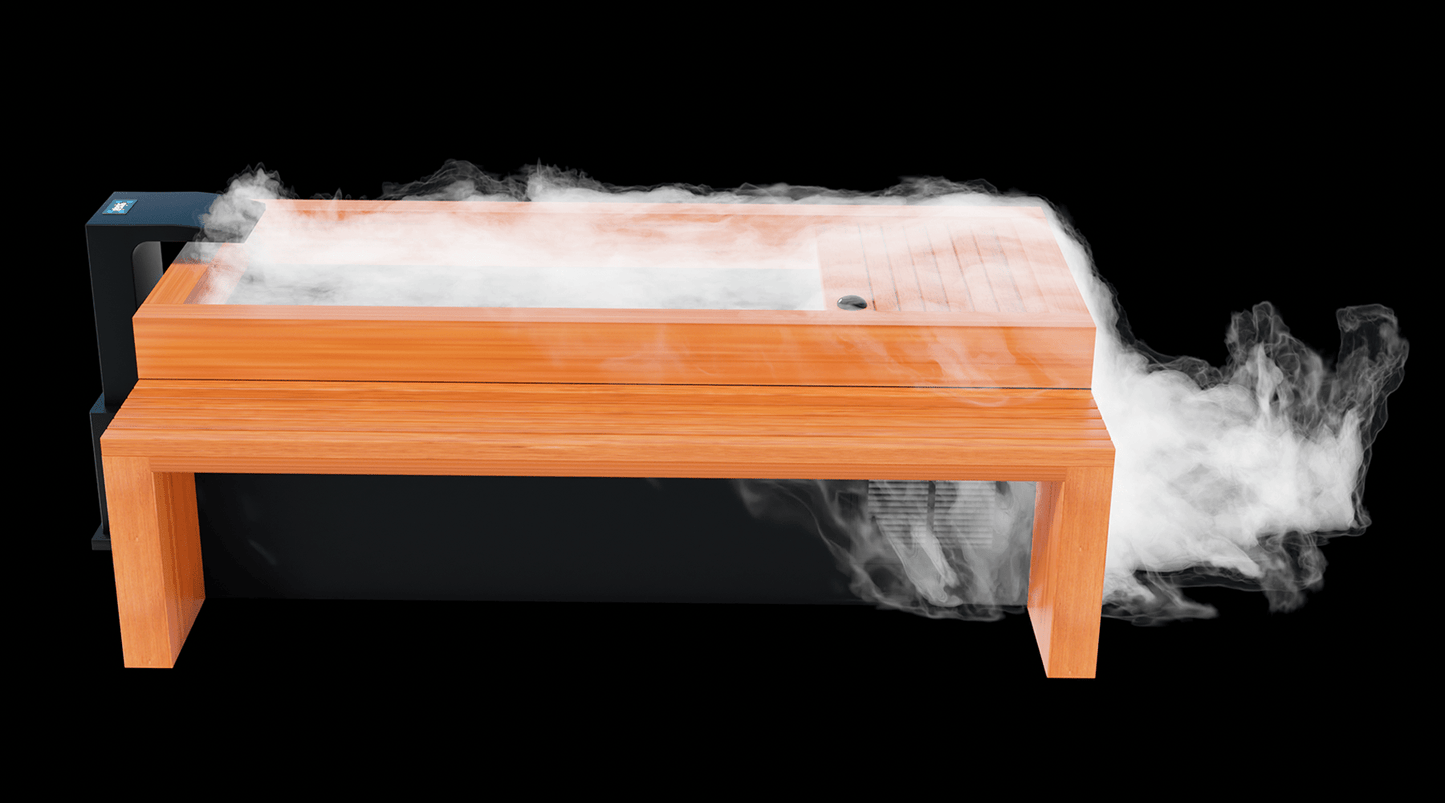 Medical Frozen 3™ Cold Plunge + Accessories Kit + Essential Oil Steam Generator - Standard Size Up to 6'1, 275 lbs