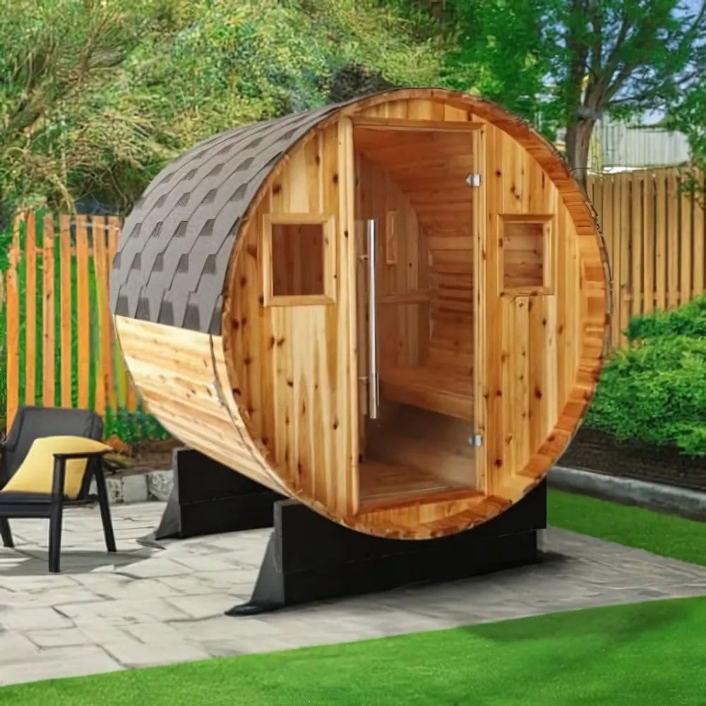 Sunray Aurora 2-4 Person Traditional Barrel Sauna