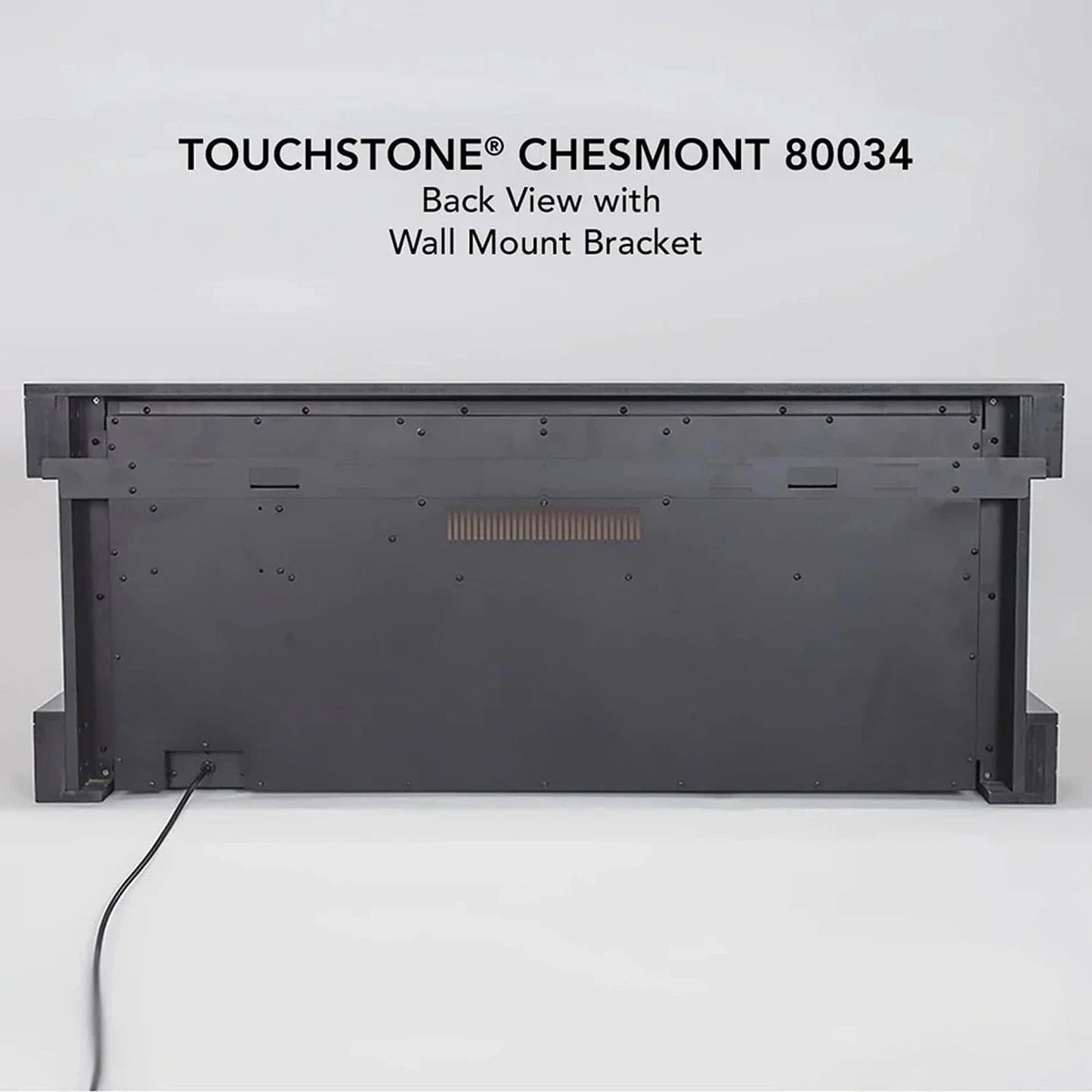 Chesmont Black 50" Wall Mount 3-Sided Smart Electric Fireplace (Alexa/Google Compatible)