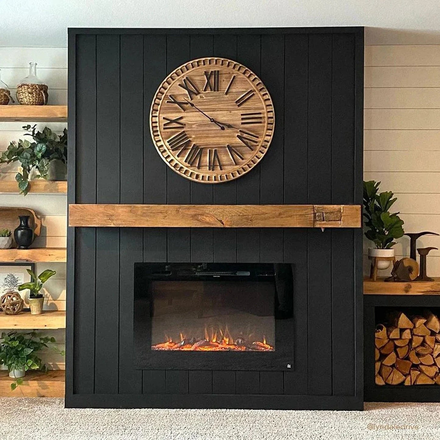 Forte 40" Recessed Electric Fireplace