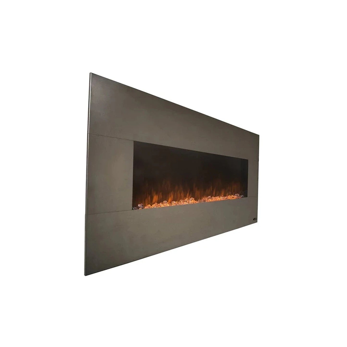 The Onyx Stainless 50" Wall Mounted Electric Fireplace