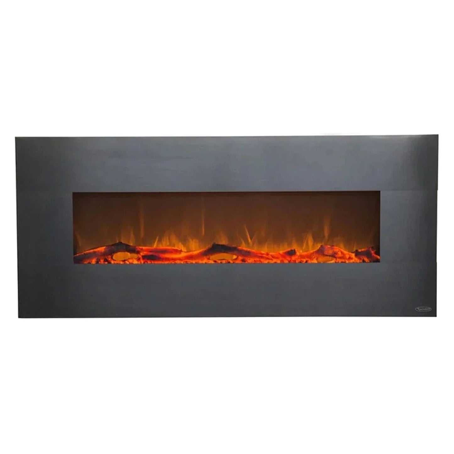 The Onyx Stainless 50" Wall Mounted Electric Fireplace