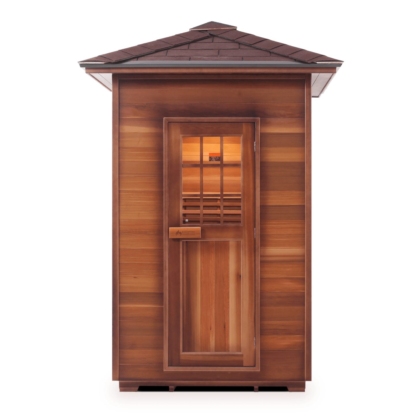 Enlighten Dry Traditional Sauna MoonLight - 2 Peak - 2 Person Outdoor Sauna