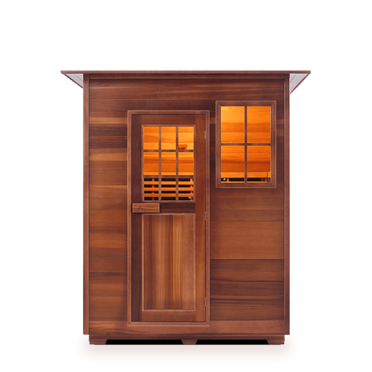 Enlighten Infrared/Traditional Sauna SAPPHIRE - 3 Indoor - 3 Person Sauna
