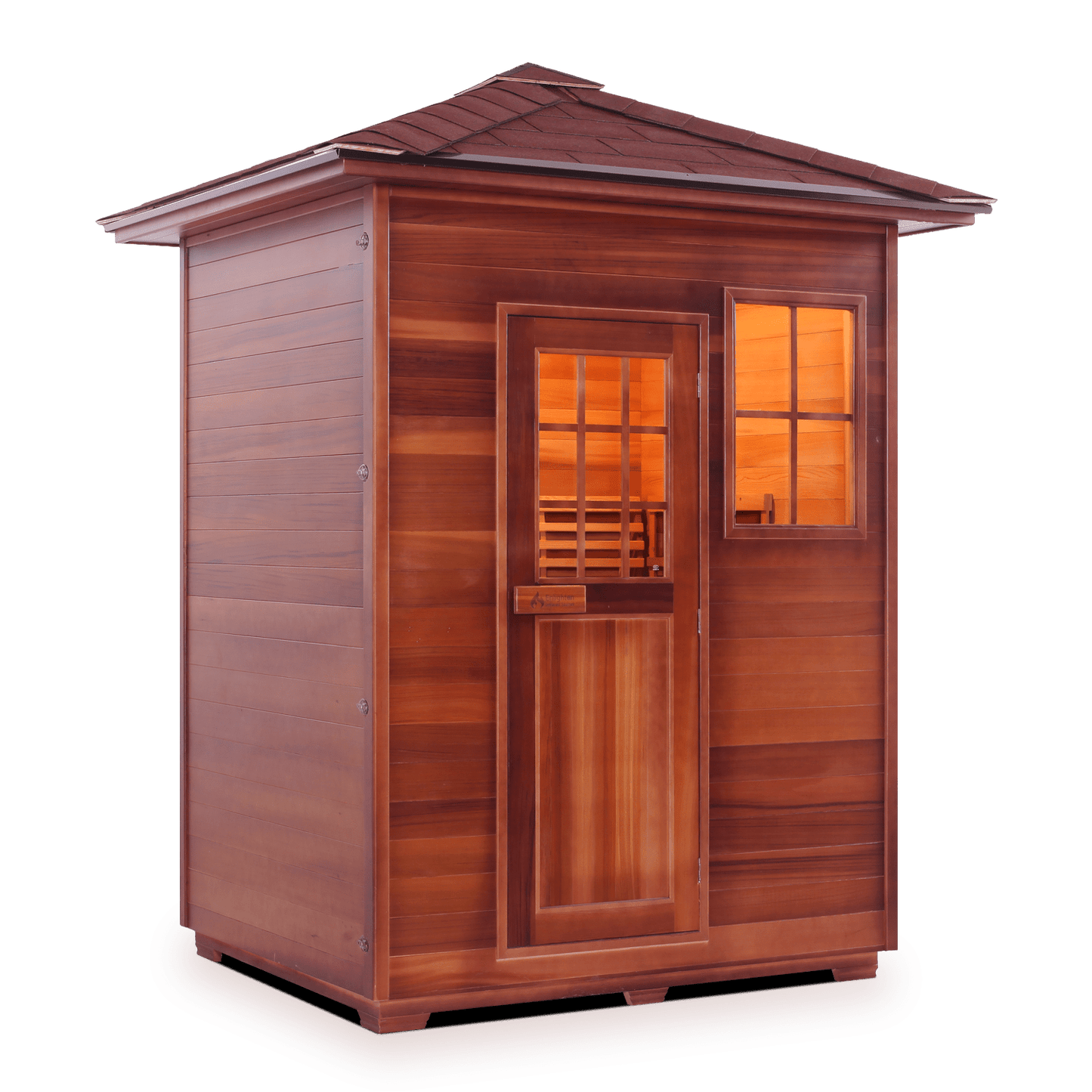 Enlighten Dry Traditional Sauna MoonLight - 3 Peak - 3 Person Outdoor Sauna