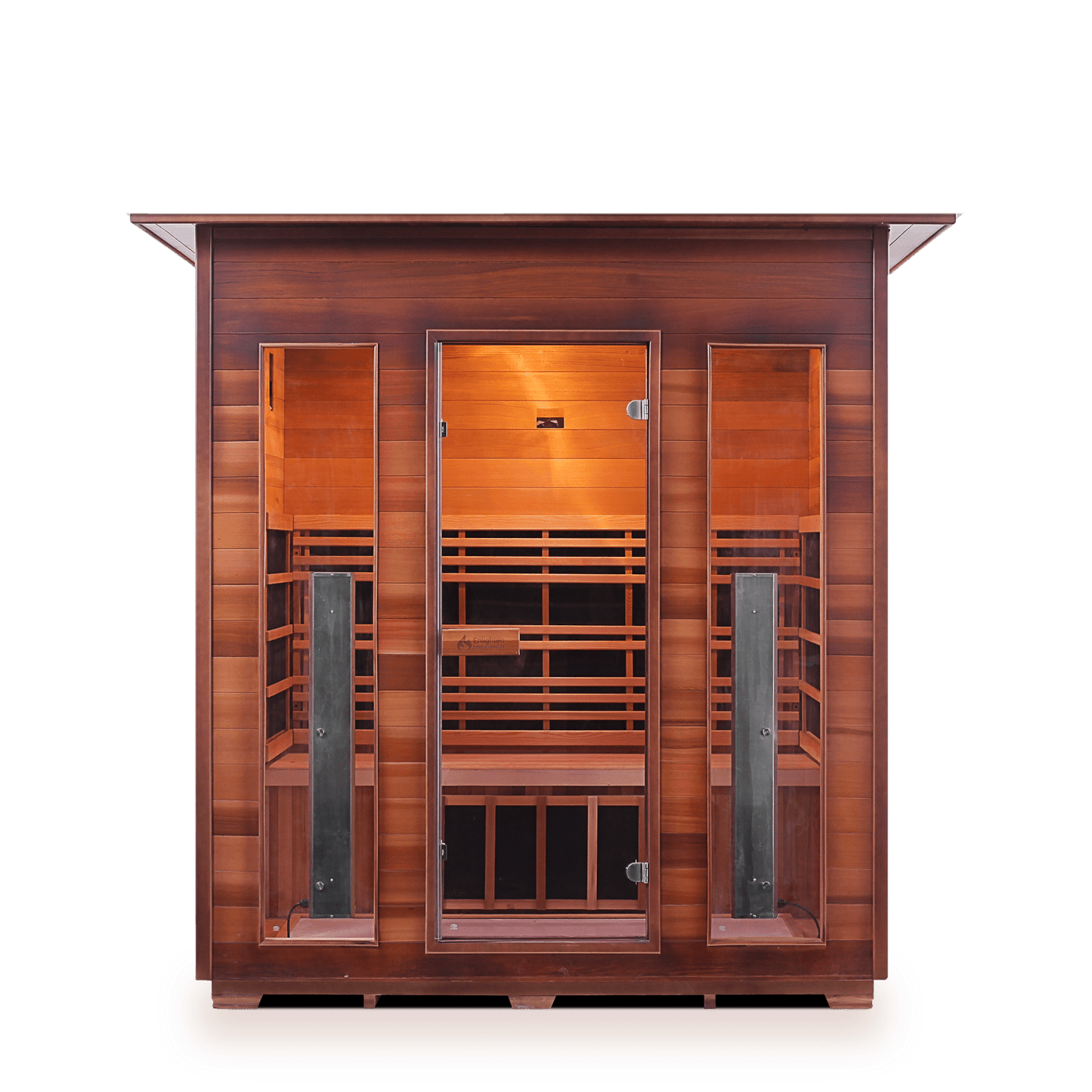 Enlighten Full Spectrum Infrared Sauna RUSTIC - 4 Indoor - 4 Person Sauna