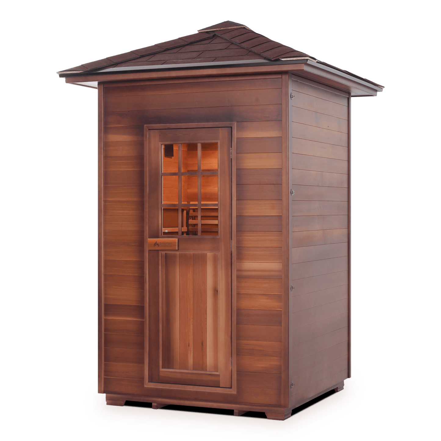 Enlighten Dry Traditional Sauna MoonLight - 2 Peak - 2 Person Outdoor Sauna