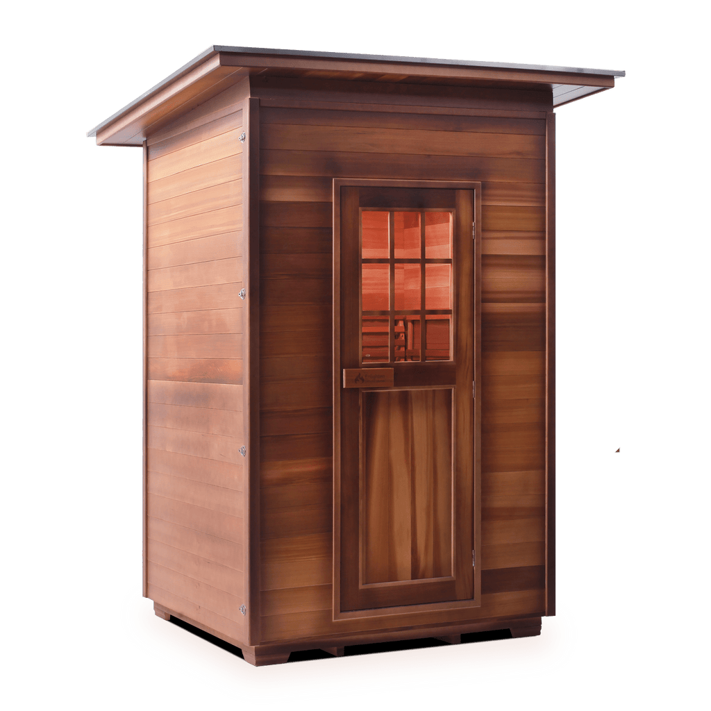 Enlighten Dry Traditional Sauna MoonLight - 2 Slope - 2 Person Outdoor Sauna