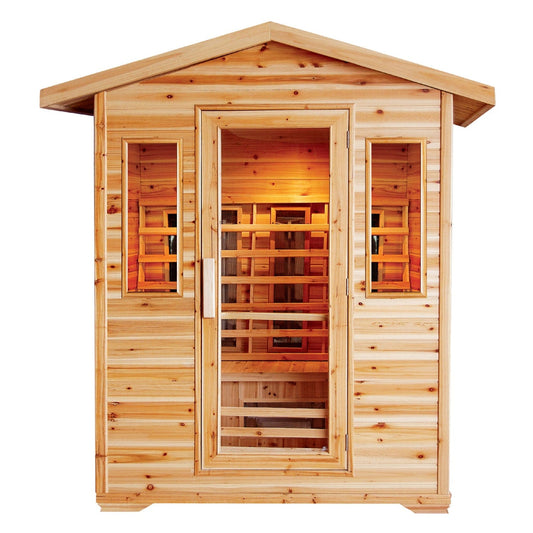 Sunray Cayenne 4-Person Outdoor Infrared Sauna