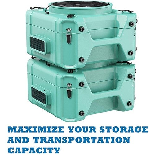 Air Scrubber Alorair Pureairo Hepa Pro 770 Green Industrial Air Scrubber Alorair