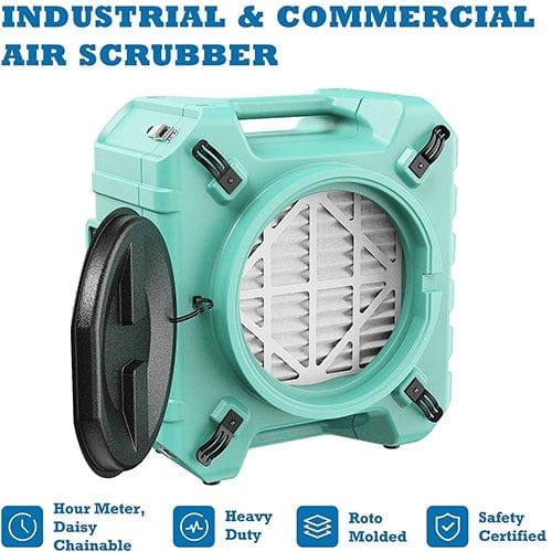 Air Scrubber Alorair Pureairo Hepa Pro 770 Green Industrial Air Scrubber Alorair