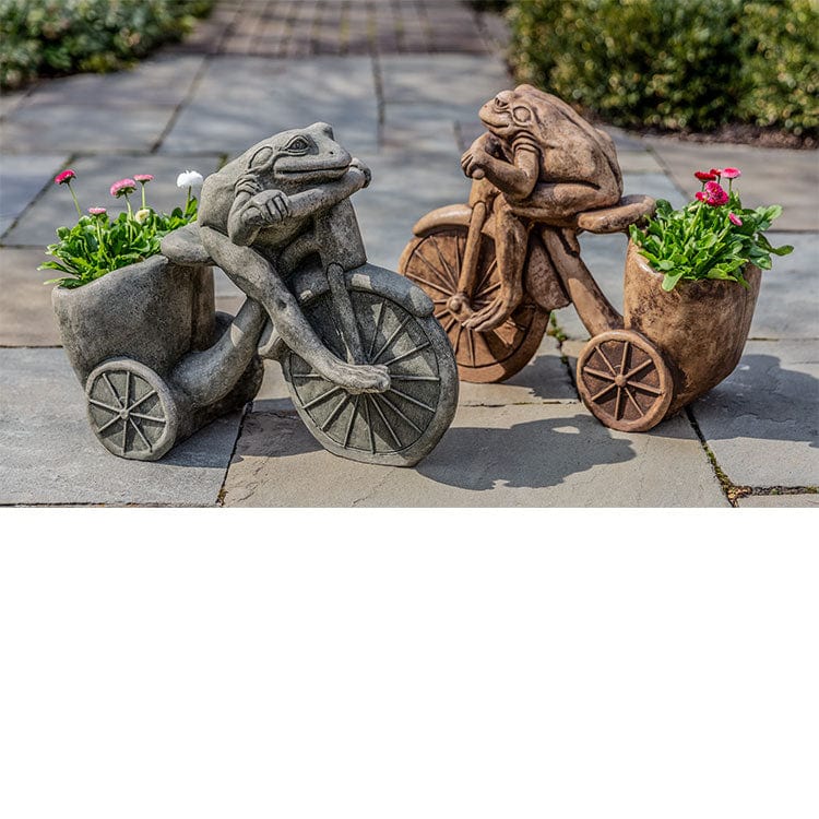 Campania International Tricycle Frog Planter - A-588