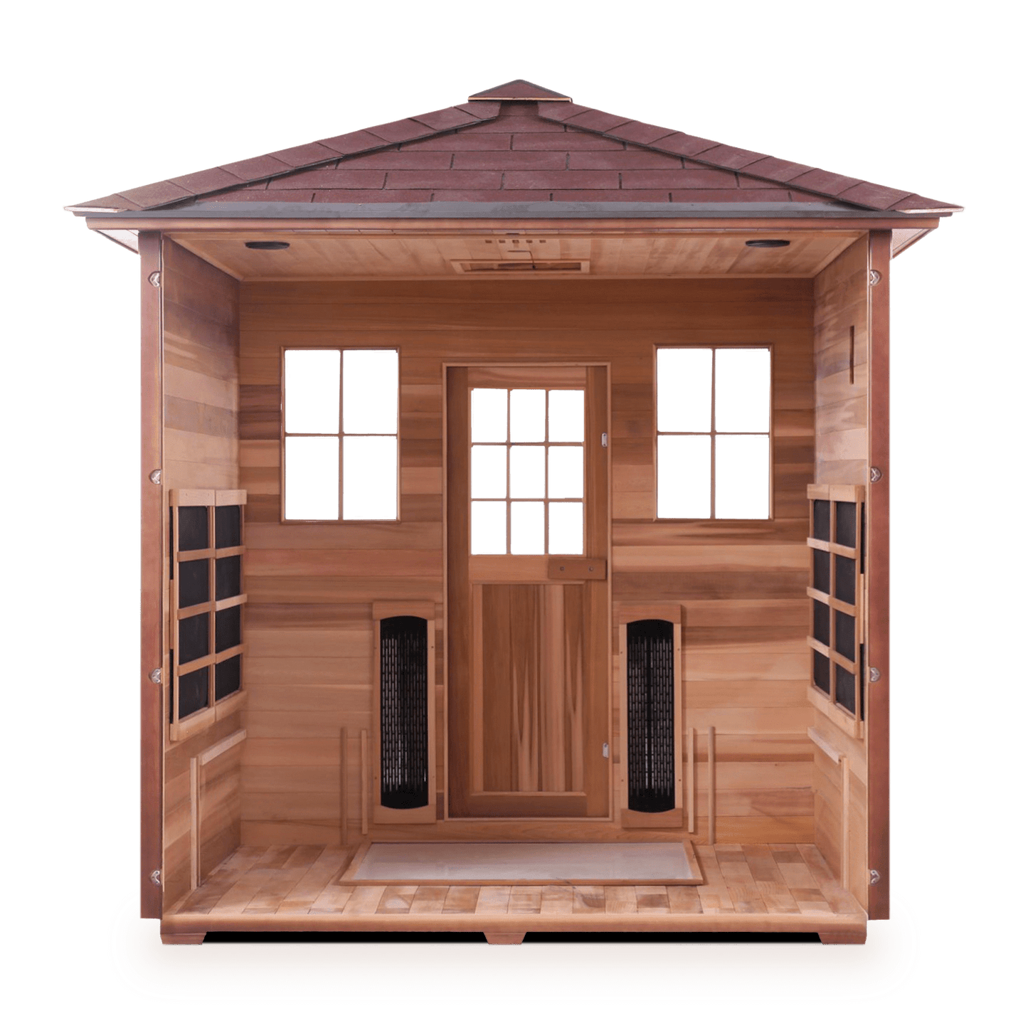 Enlighten Full Spectrum Infrared Sauna SIERRA - 4 Peak - 4 Person Outdoor Sauna