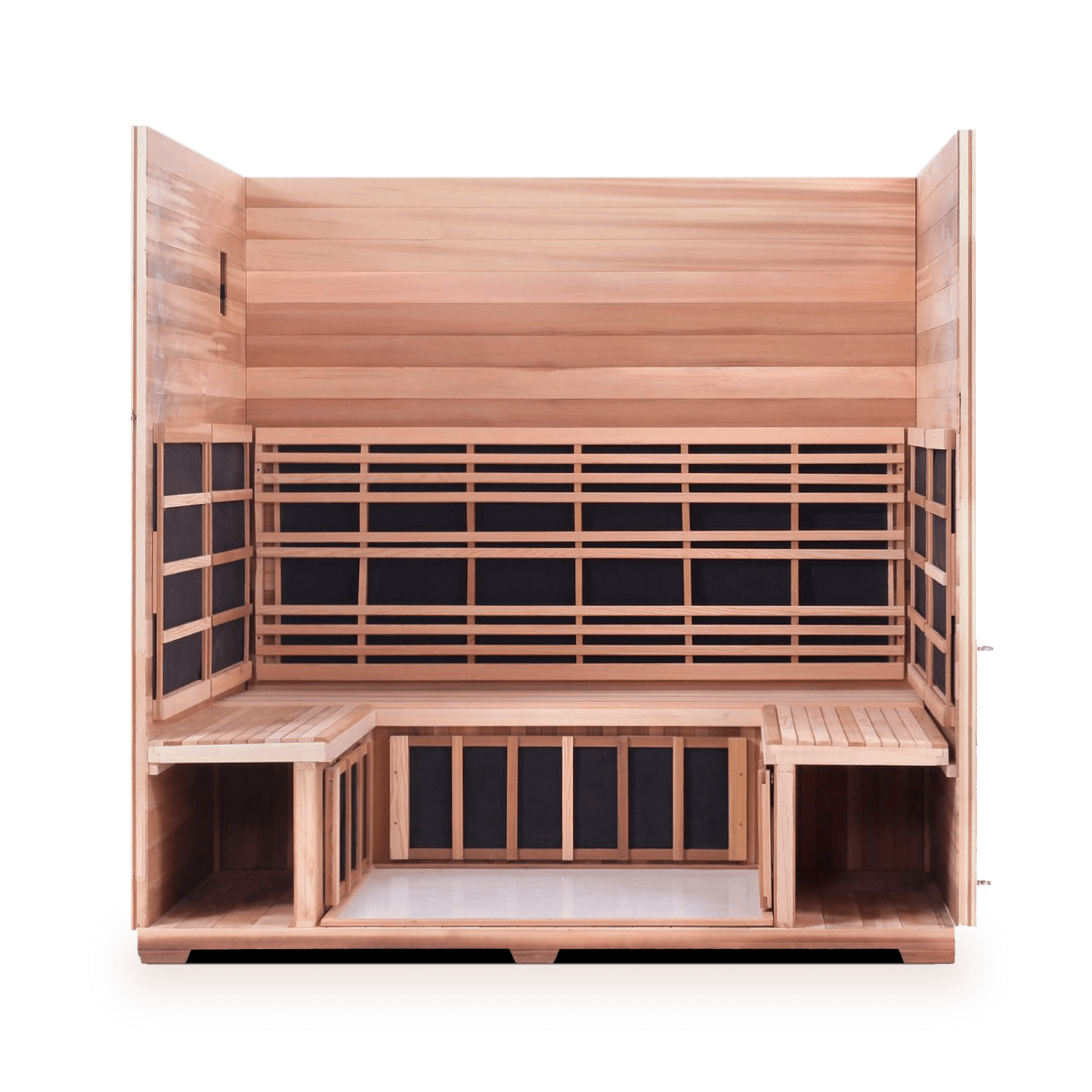 Enlighten Full Spectrum Infrared Sauna RUSTIC - 5 Peak - 5 Person Outdoor Sauna
