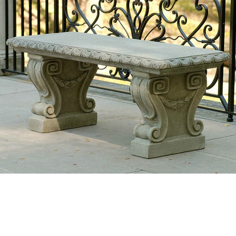Campania International Longwood Main Fountain Garden Bench - BE-33