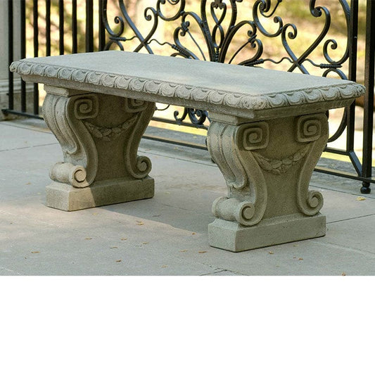 Campania International Longwood Main Fountain Garden Bench - BE-33