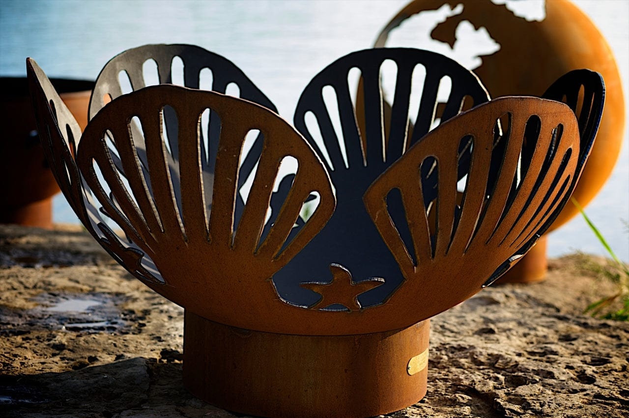 Fire Pit Art - Barefoot Beach Fire Pit Art