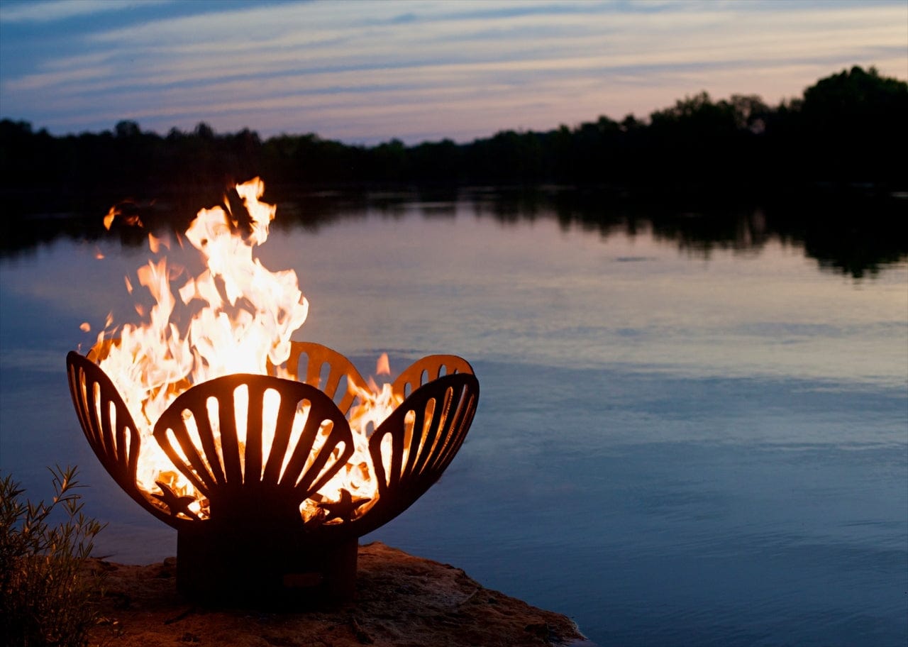 Fire Pit Art - Barefoot Beach Fire Pit Art